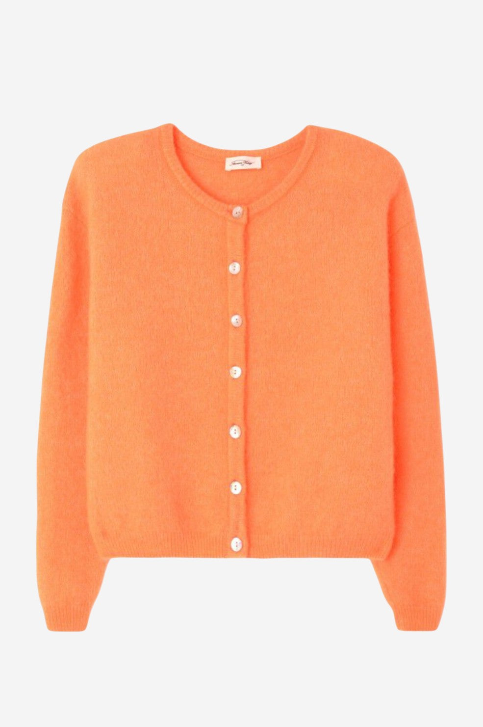 *PRE-ORDER* Vitow Cardigan - Fluorescent Carrot Melange - Shop Yu Fashion