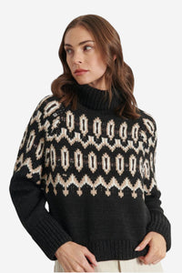 Ruthie Sweater - Black Diamond - Shop Yu Fashion