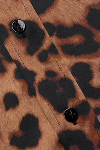 Dani Silk Blouse - Leopard