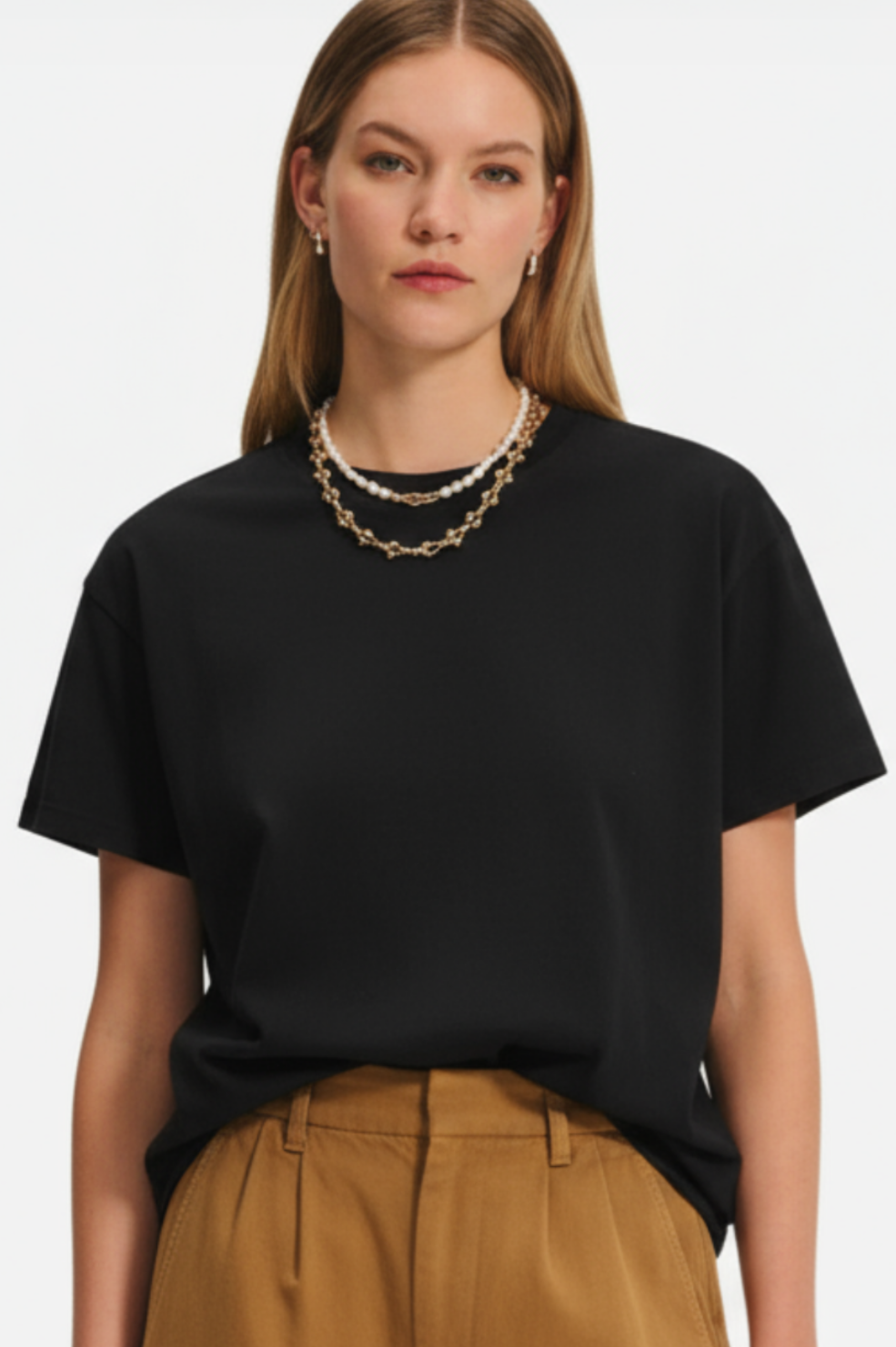 Tia Tee - Black - Shop Yu Fashion