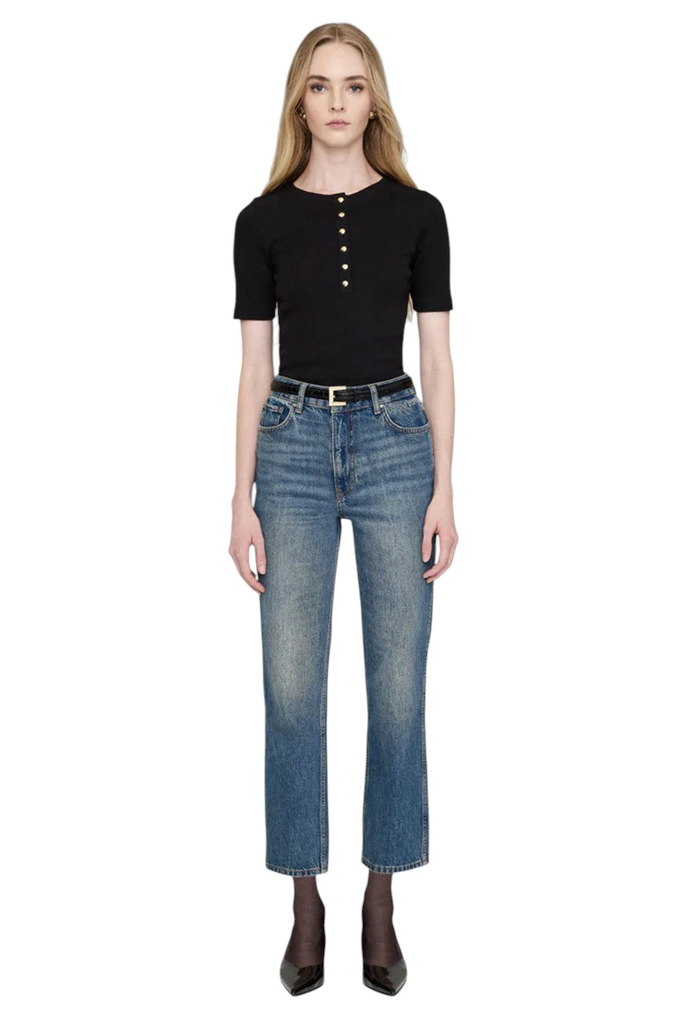 Alessia Tee - Black - Shop Yu Fashion
