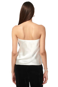 Lora Strapless Camisole - White