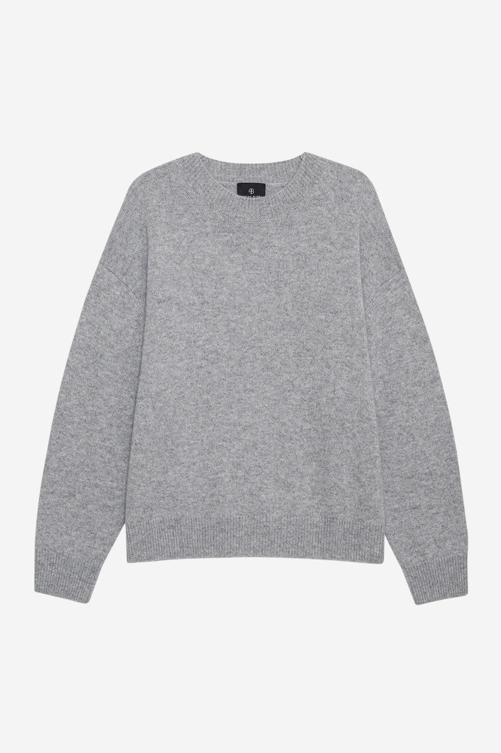 Lee Crew Sweater - Medium Heather Grey - Shop Yu Fashion