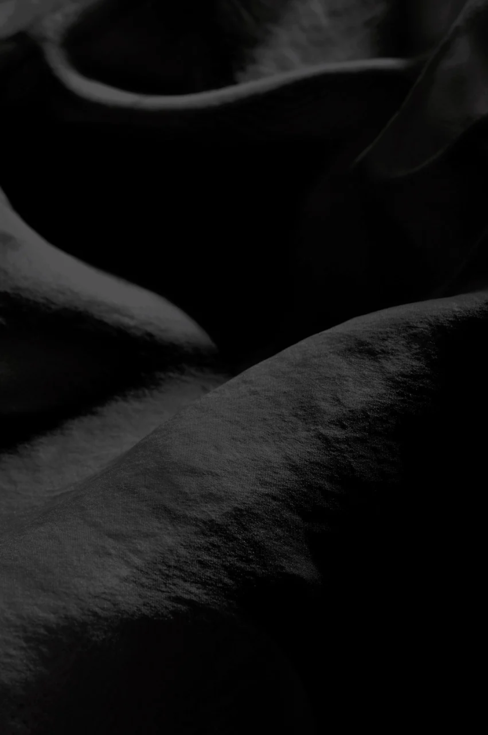 The Silk Organza Skirt - Black