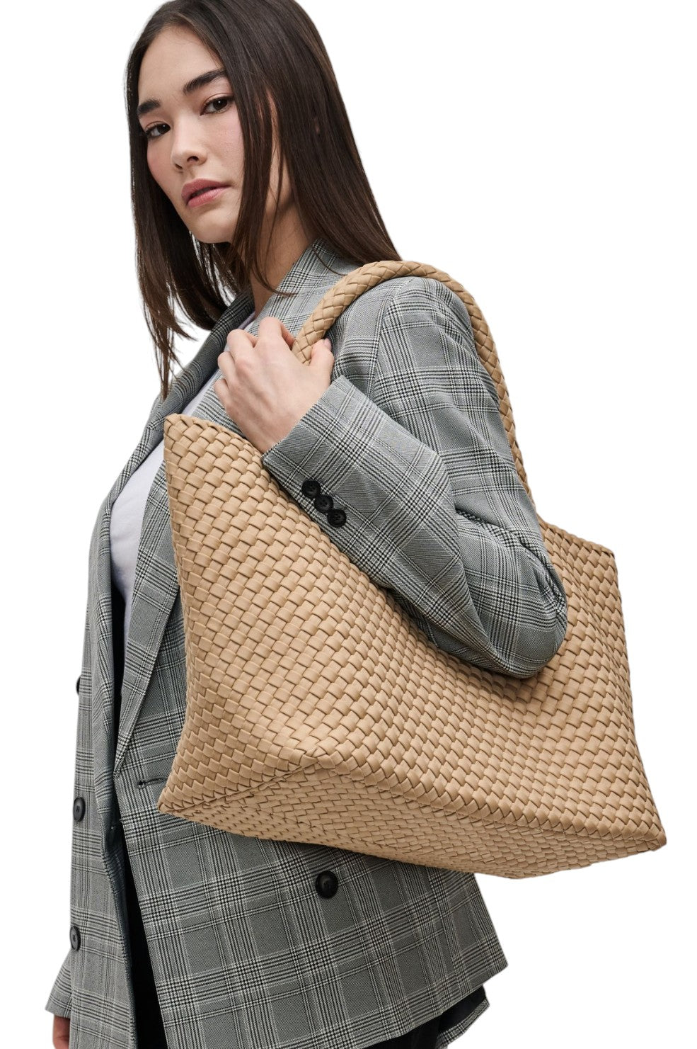 Sky's The Limit Large Tote - Nude