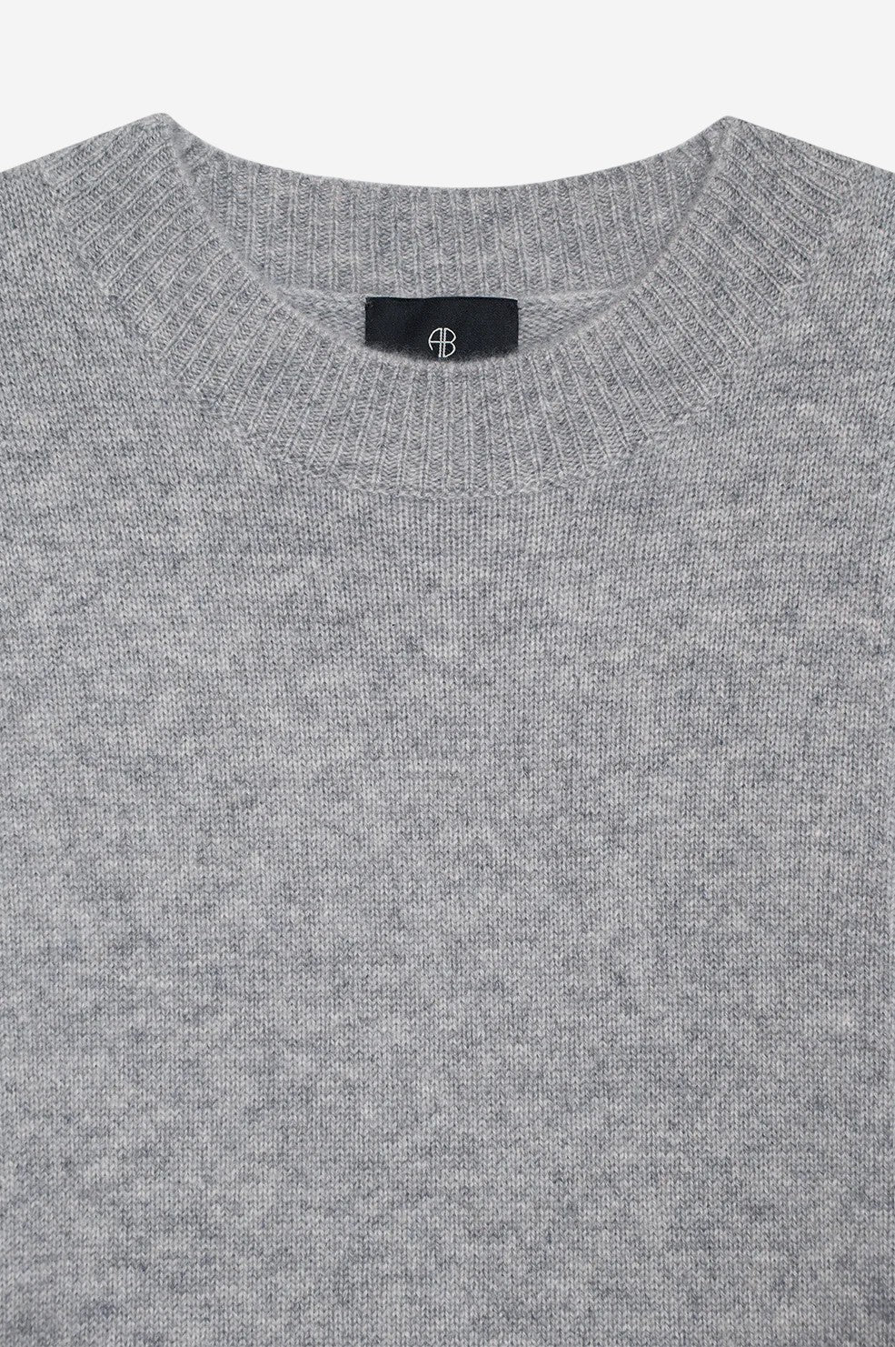 Lee Crew Sweater - Medium Heather Grey - Shop Yu Fashion