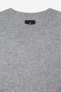Lee Crew Sweater - Medium Heather Grey - Shop Yu Fashion