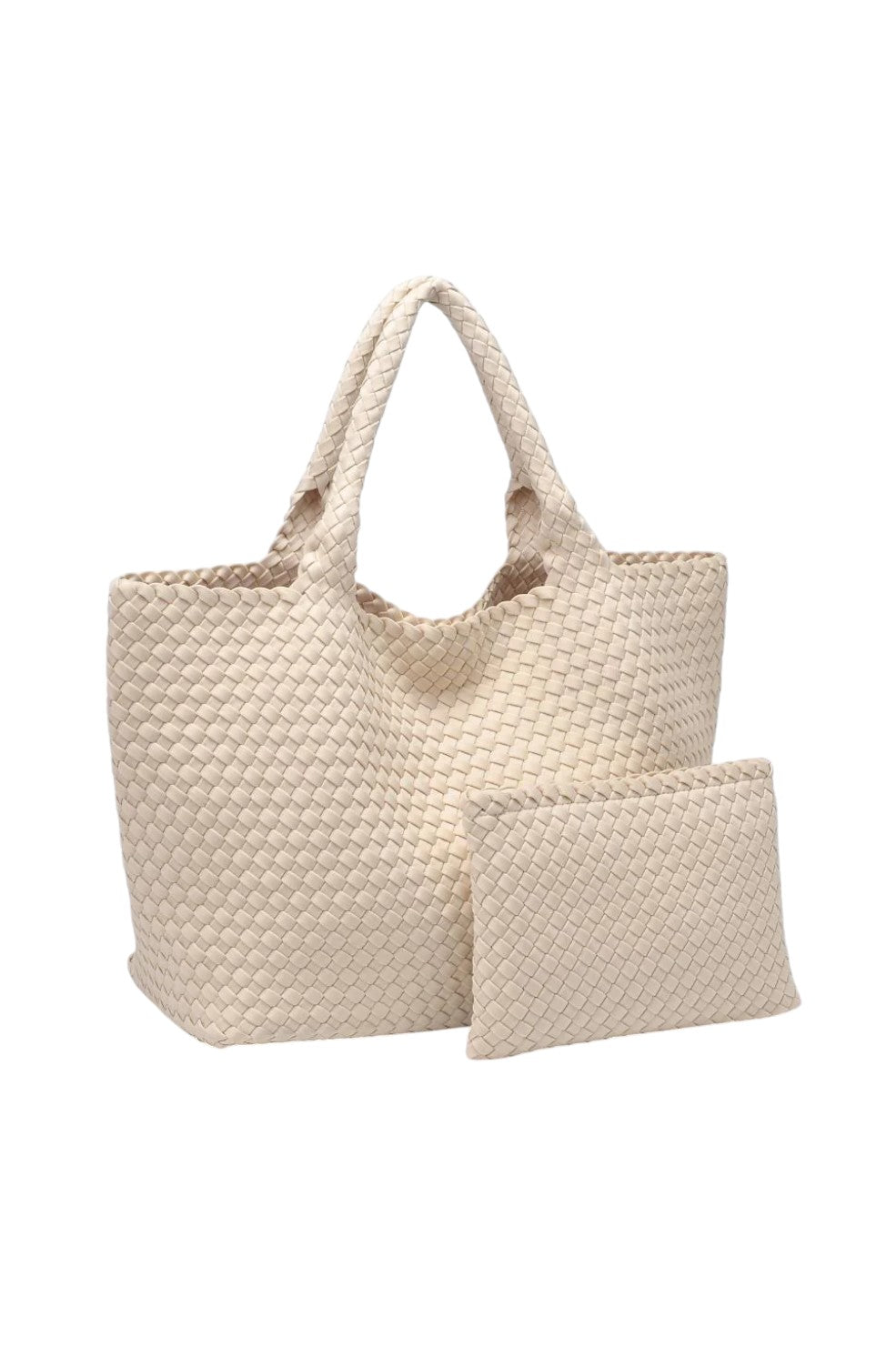 Sky's The Limit Large Tote - Cream