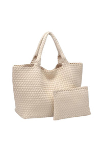 Sky's The Limit Large Tote - Cream