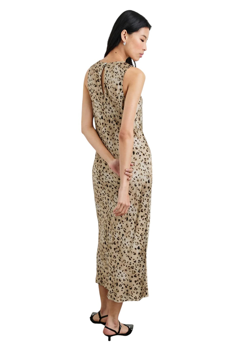 Gabriella Dress - Champagne Leopard