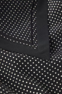 The Polka Dot Sailor Blouse - Black Multi