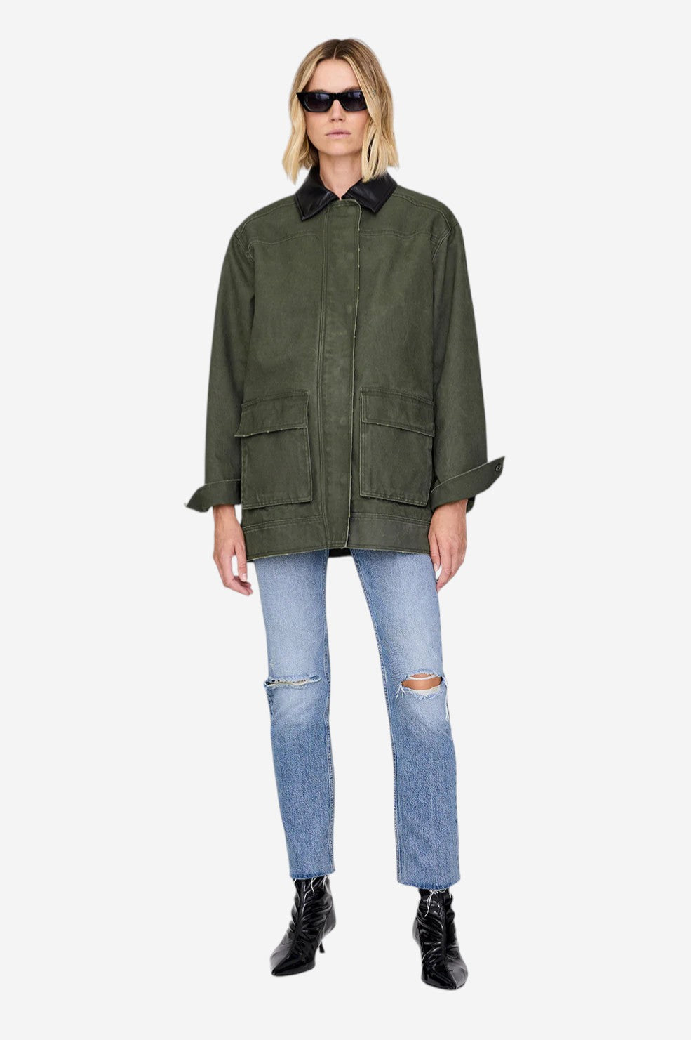 Sean Jacket - Army Green - Shop Yu Fashion