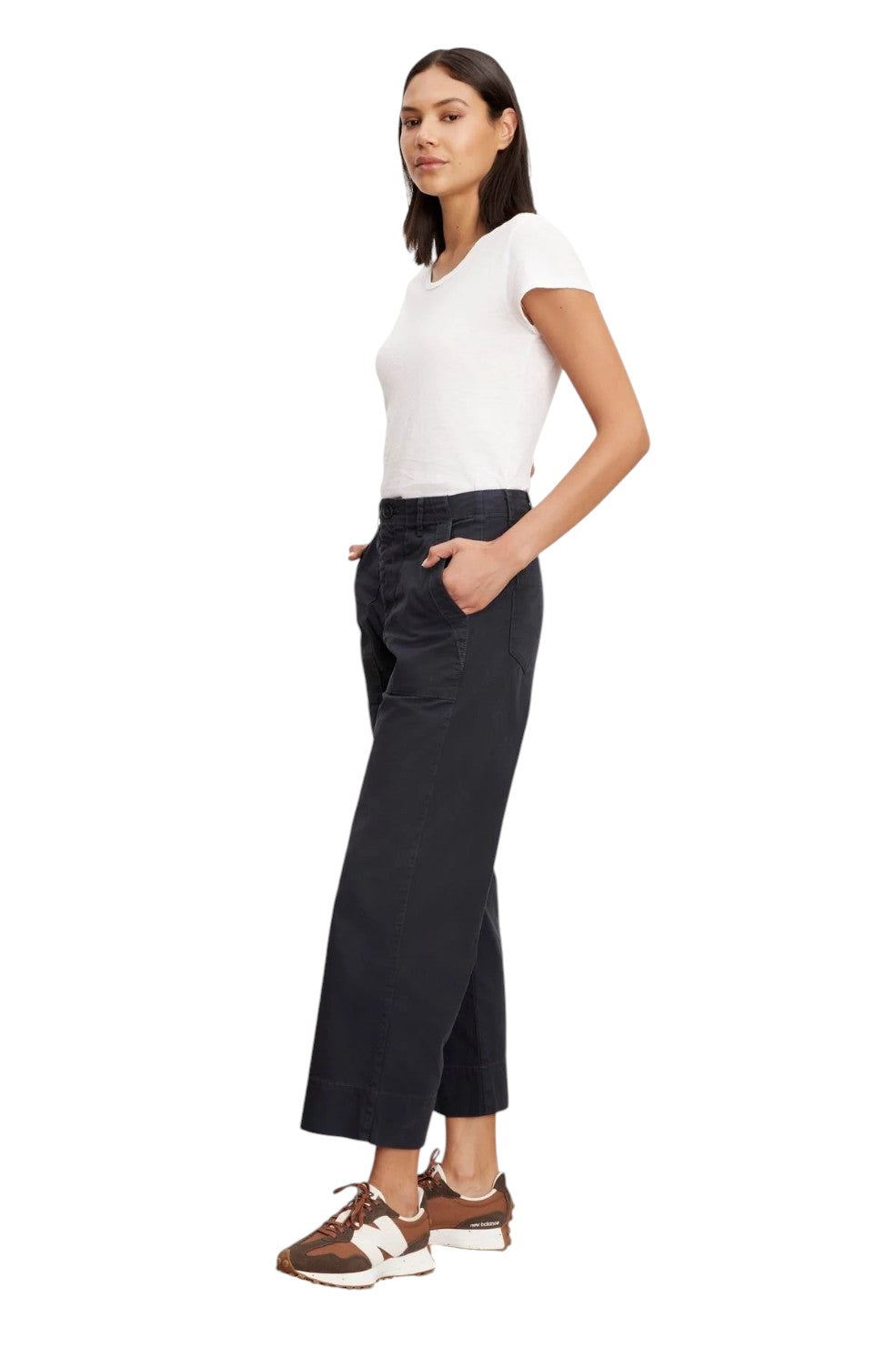 Mya Cotton Canvas Pant - Ash - Shop Yu Fashion