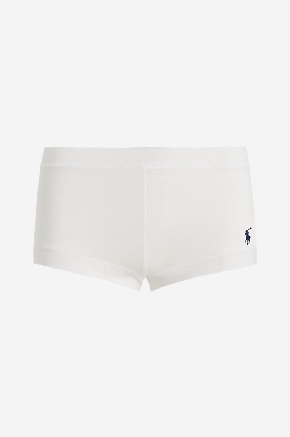 Stretch-Cotton Girl Short - White - Shop Yu Fashion