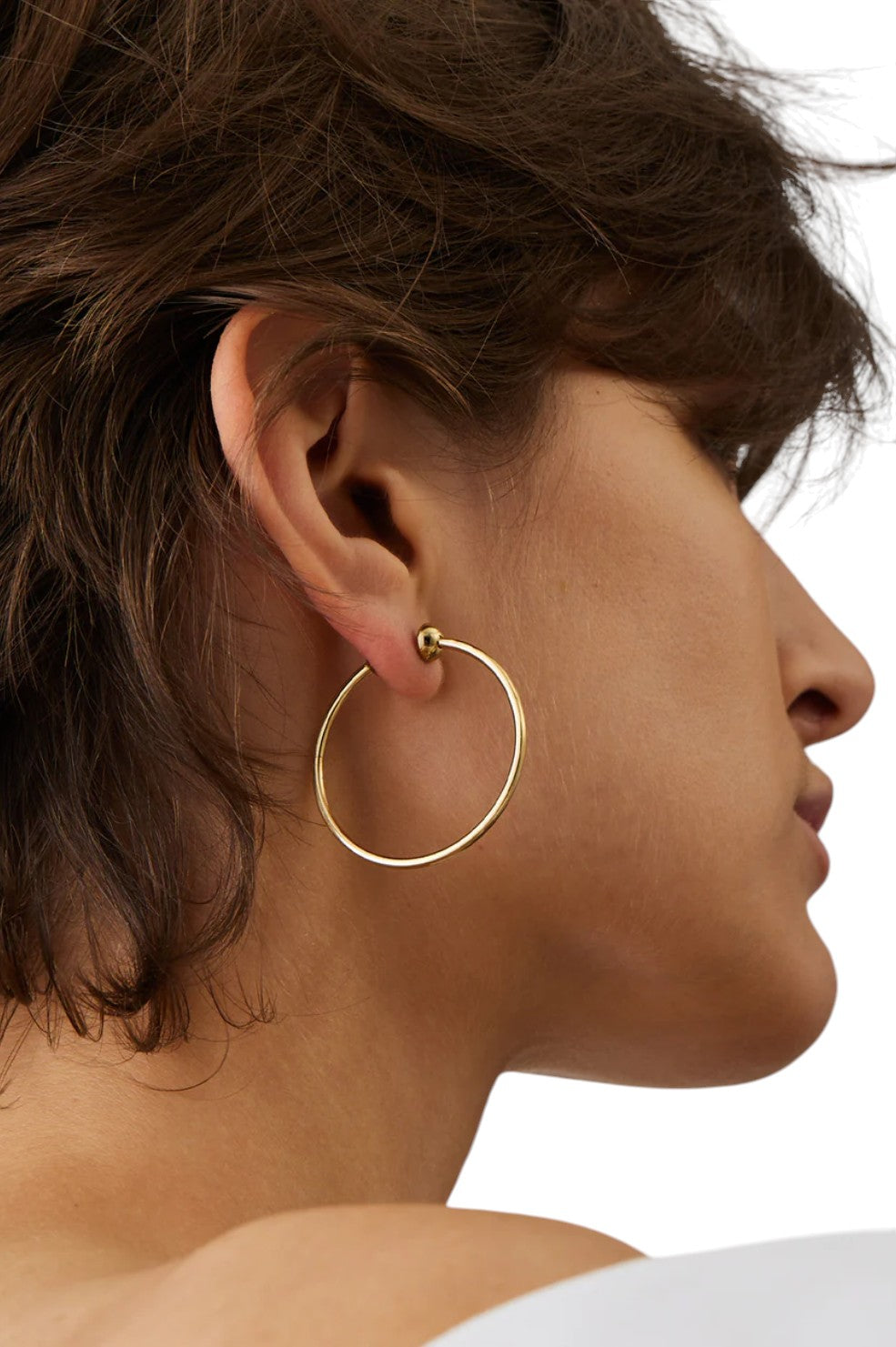 Small Icon Hoops - Gold - Shop Yu Fashion