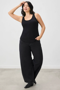 Zuma Rib Tank - Black