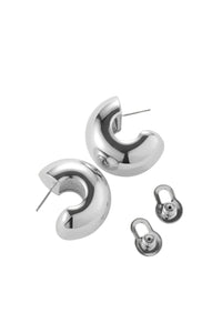 Gemma Hoops - Silver