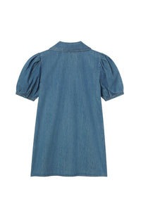 Denim Sailor Dress - Starlet