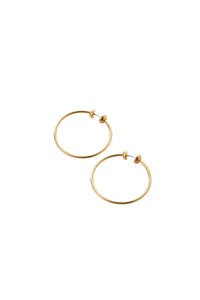 Small Icon Hoops - Gold