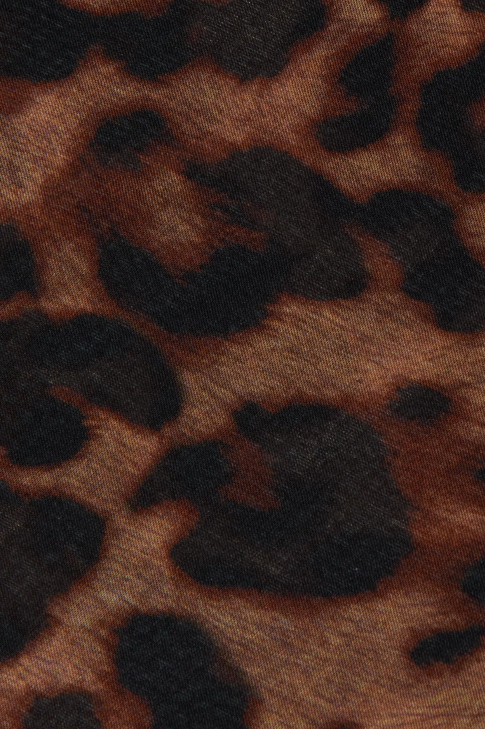Christine Silk Dress - Leopard