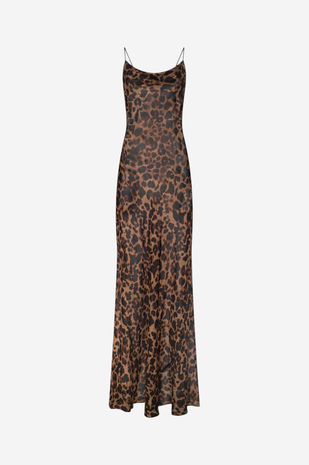 Christine Silk Dress - Leopard