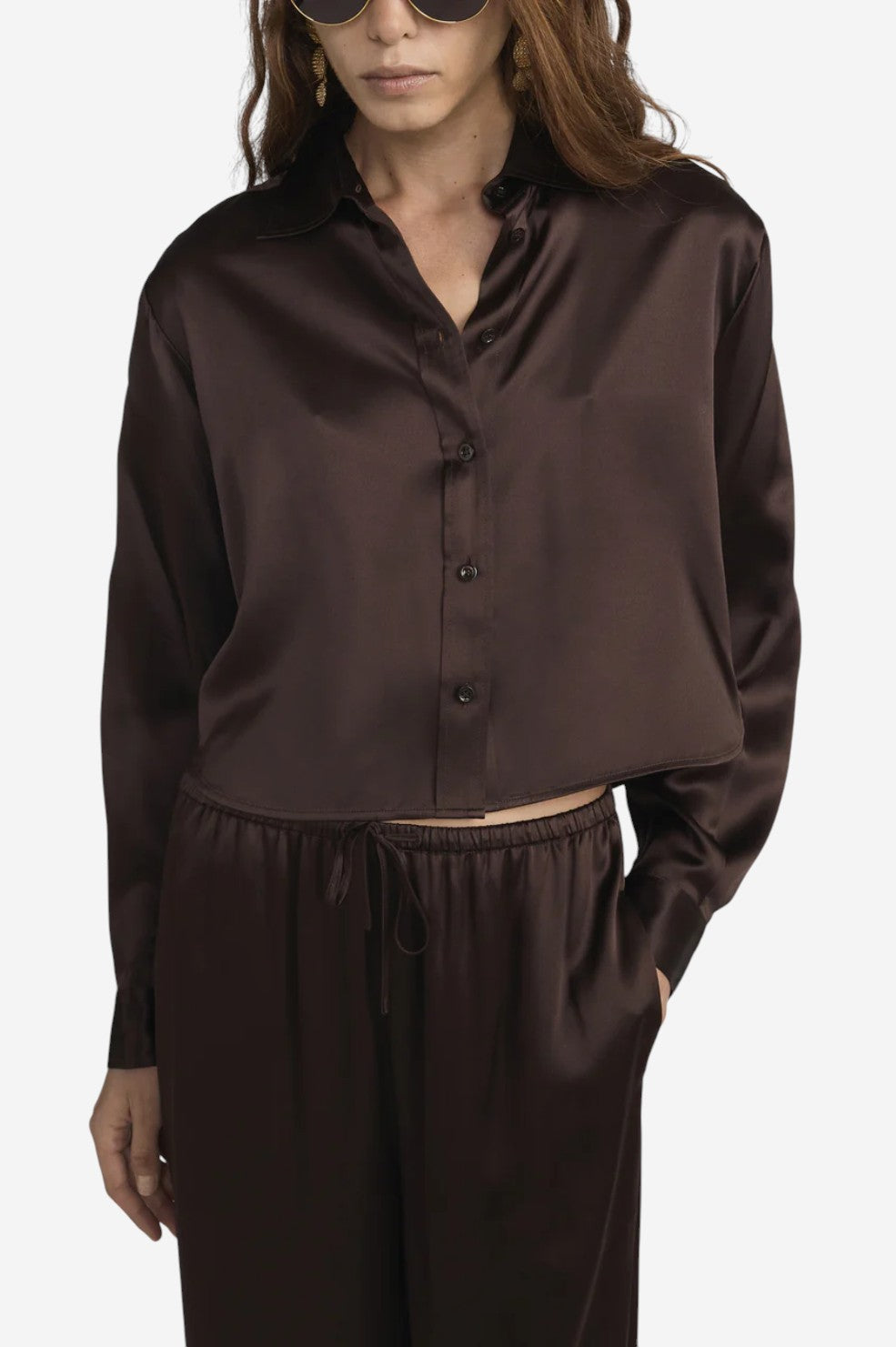 The Silk Charles Shirt - Americano