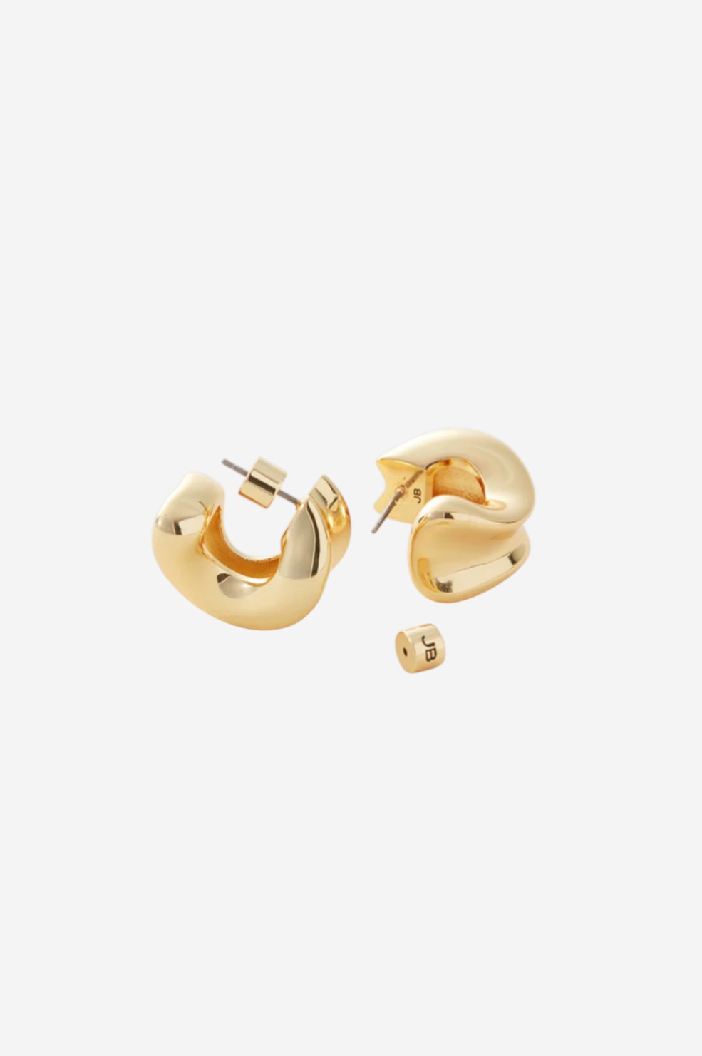 Chunky Doune Hoops - Gold - Shop Yu Fashion