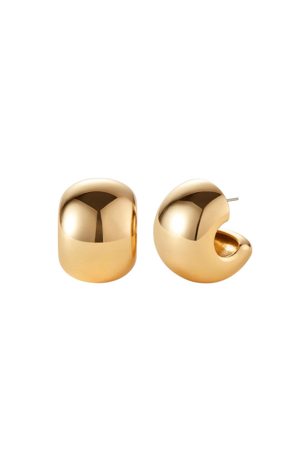 Gemma Hoops - Gold - Shop Yu Fashion