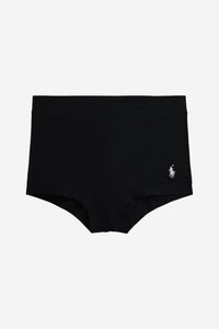 Stretch-Cotton Girl Short - Onyx - Shop Yu Fashion