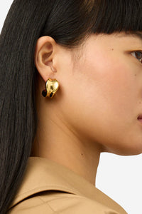 Chunky Doune Hoops - Gold - Shop Yu Fashion