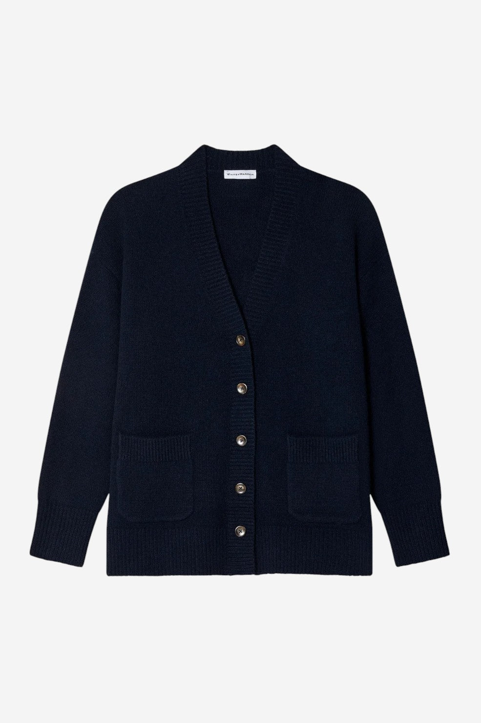 Cashmere Luxe Pocket Cardigan - Deep Navy