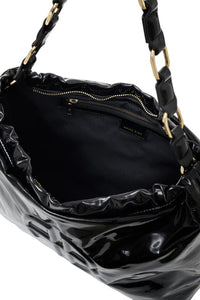 Kate Shoulder Bag - High-Shine Black