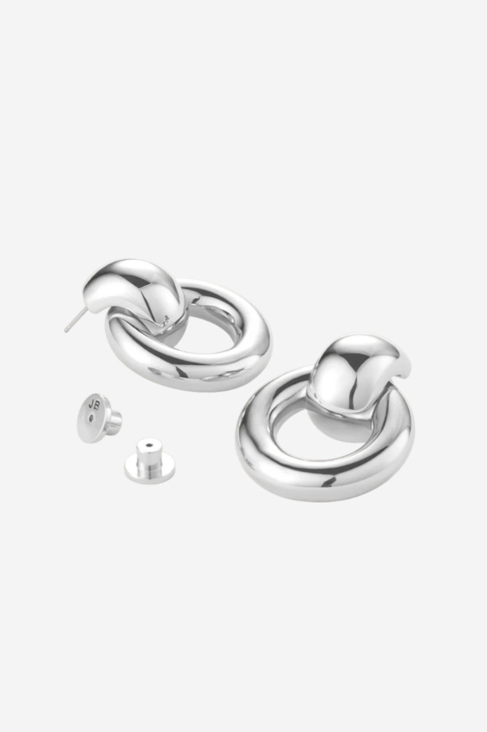 Mega Faye Knockers - Silver - Shop Yu Fashion