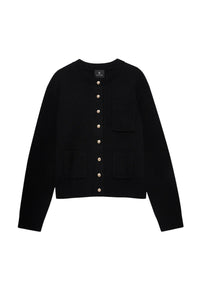 Jameson Cardigan - Black Cashmere Blend