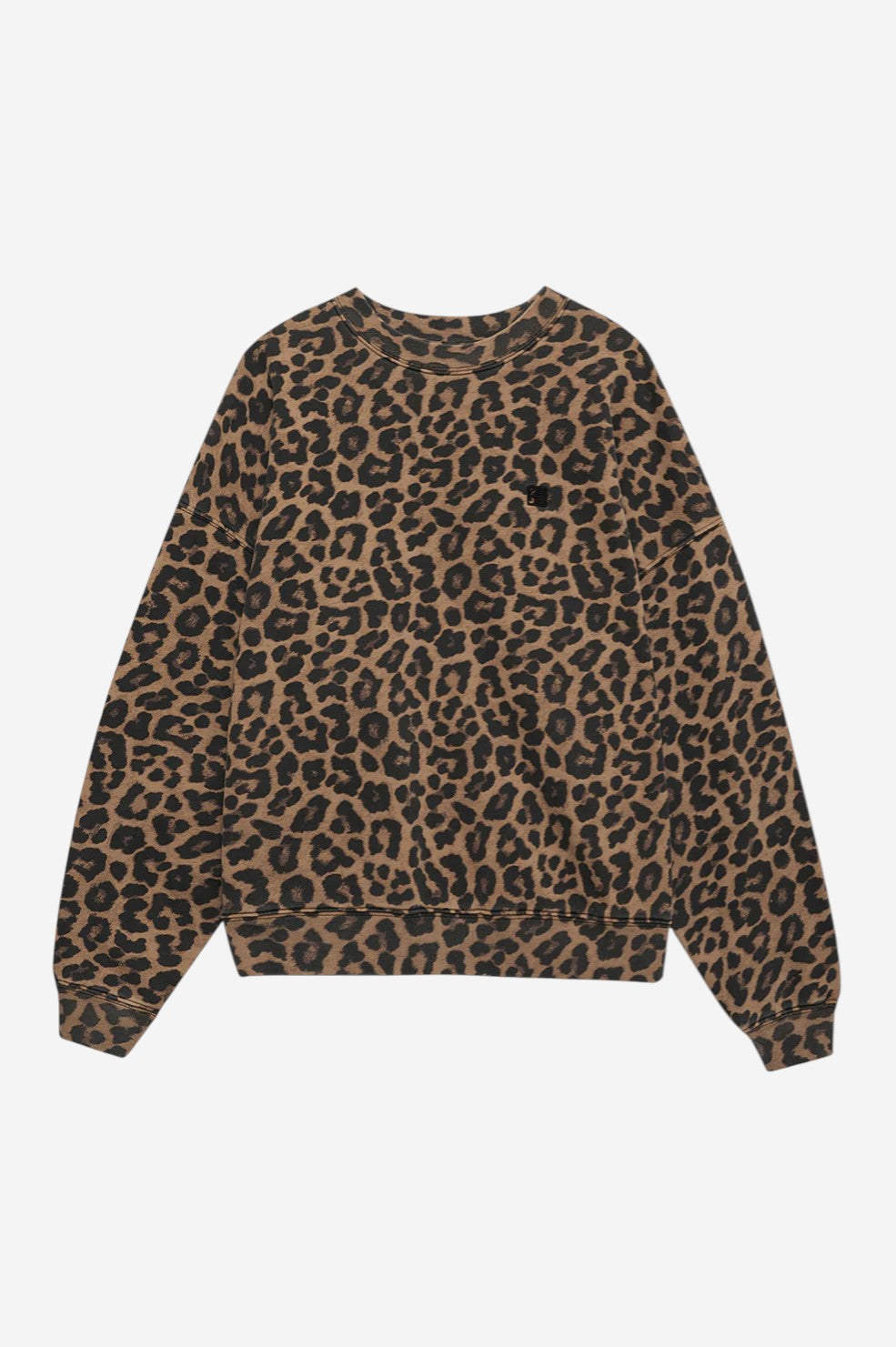 Miles Sweatshirt - Black And Brown Leopard - Shop Yu Fashion