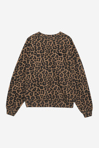 Miles Sweatshirt - Black And Brown Leopard - Shop Yu Fashion