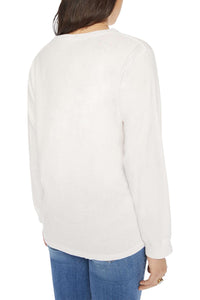 The Long Sleeve Rowdy - Bright White