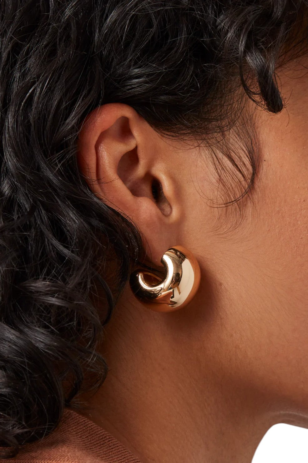Gemma Hoops - Gold - Shop Yu Fashion