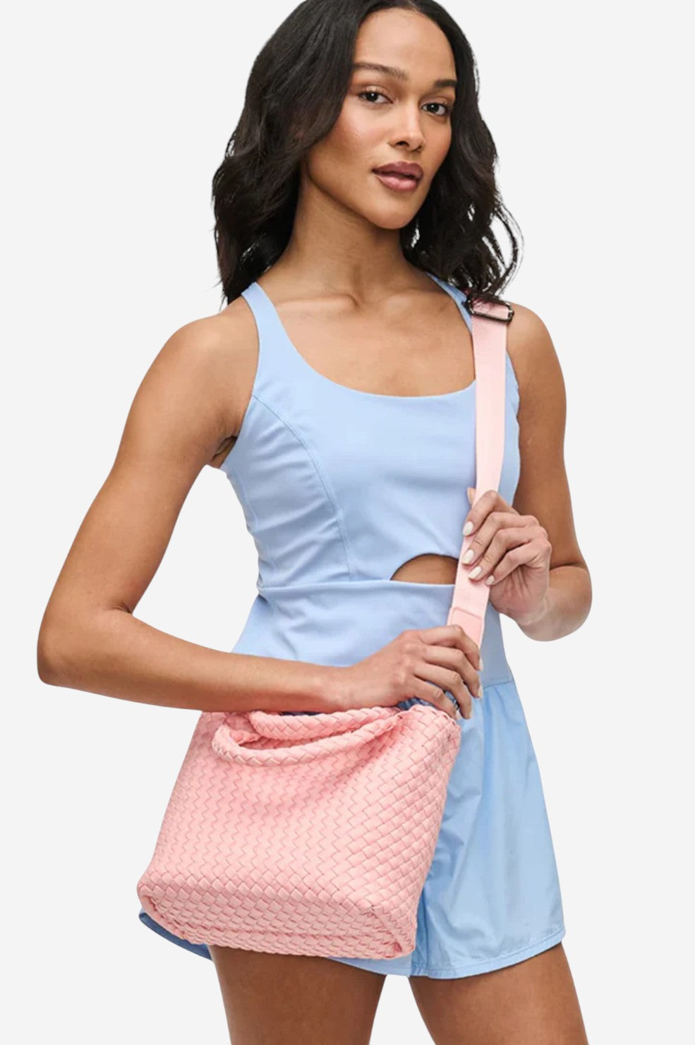 Sky's The Limit Small Crossbody - Blush - Shop Yu Fashion