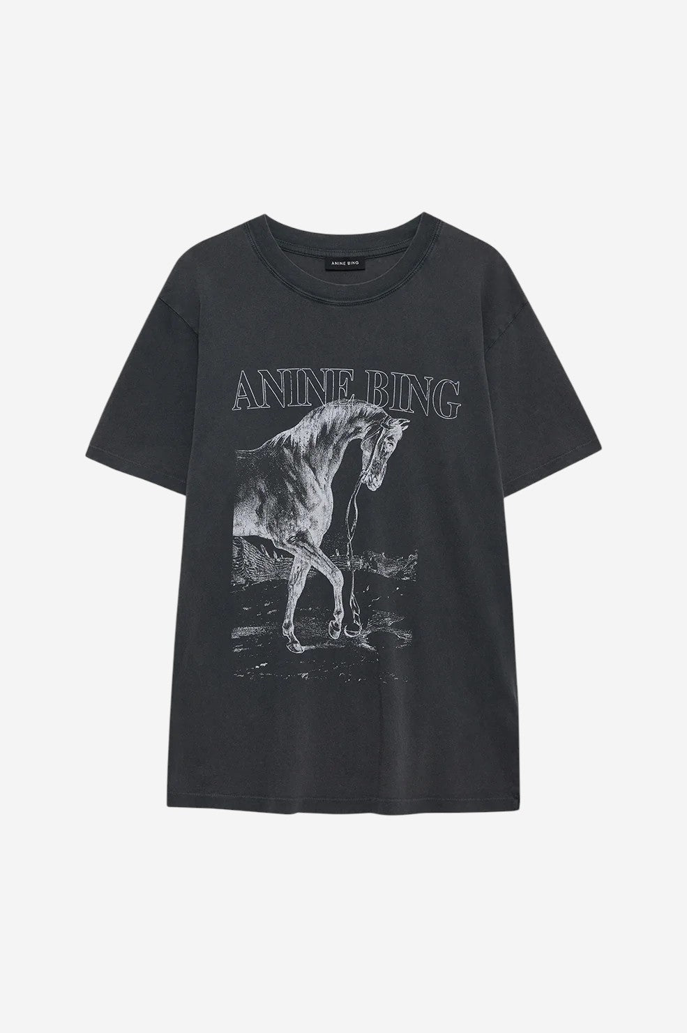 Lili Tee Horse - Washed Black