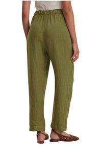 Gini Linen Pant - Sap