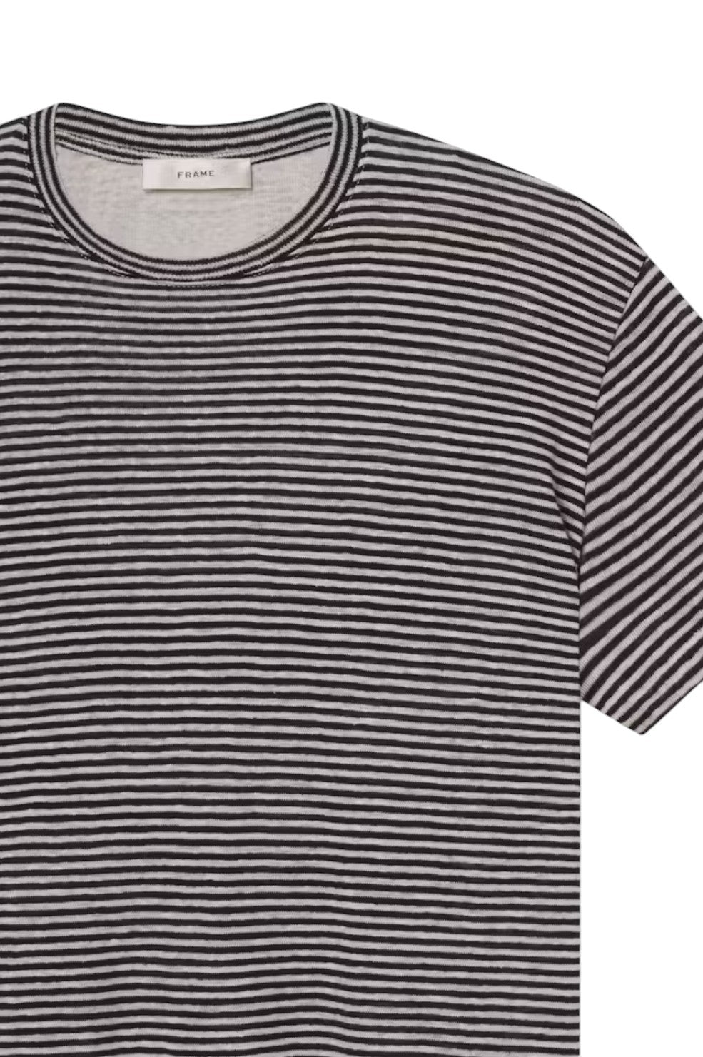 The Linen Baby Tee - Black Multi