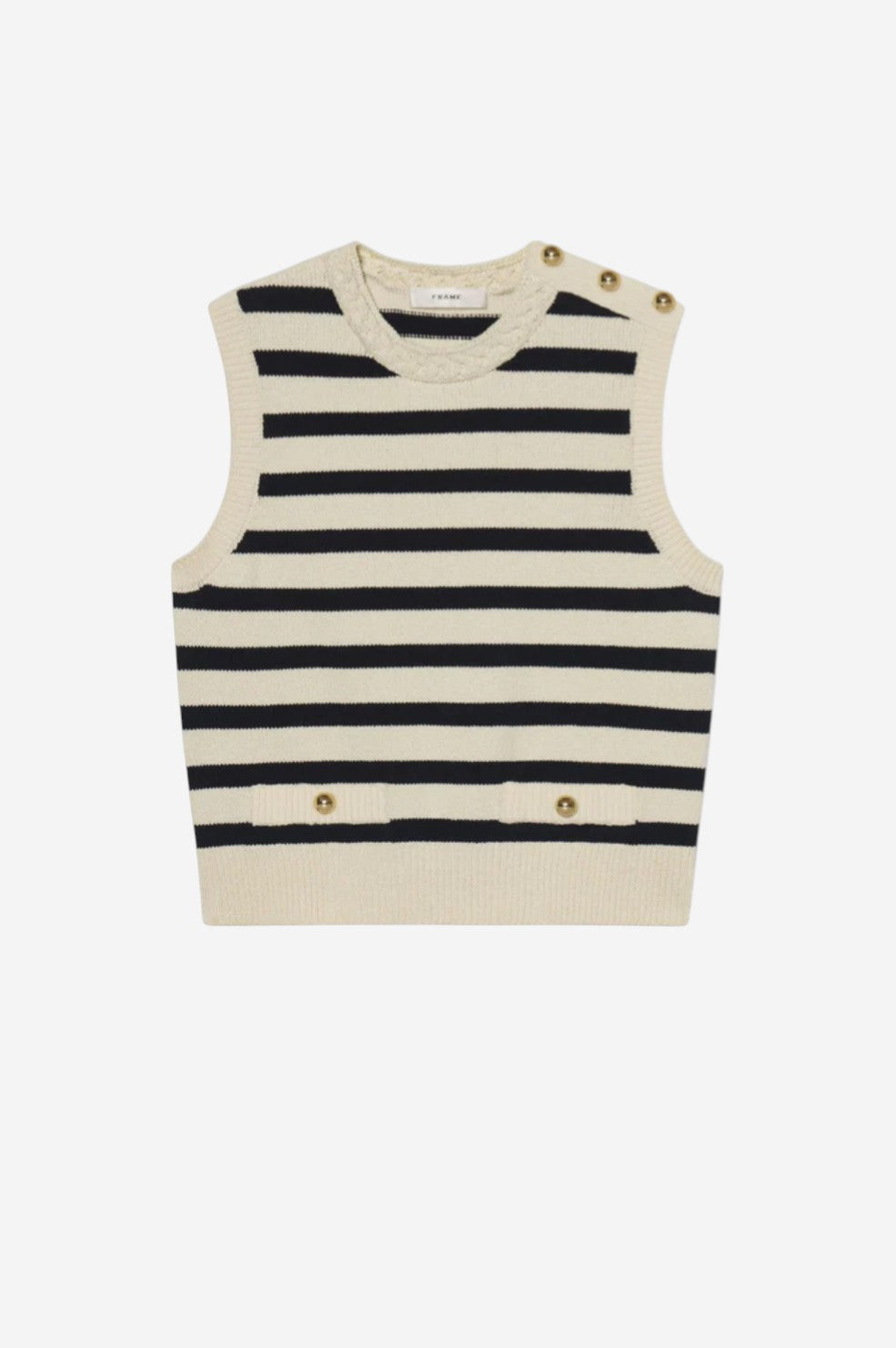 The Harbor Vest - Navy Multi - Shop Yu Fashion