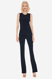 Sleeveless Swing Top - Black - Shop Yu Fashion