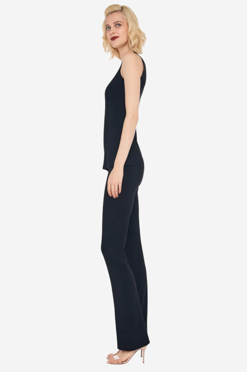 Sleeveless Swing Top - Black - Shop Yu Fashion