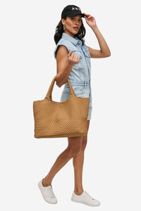 Sky's The Limit Large Tote - Sand - Shop Yu Fashion
