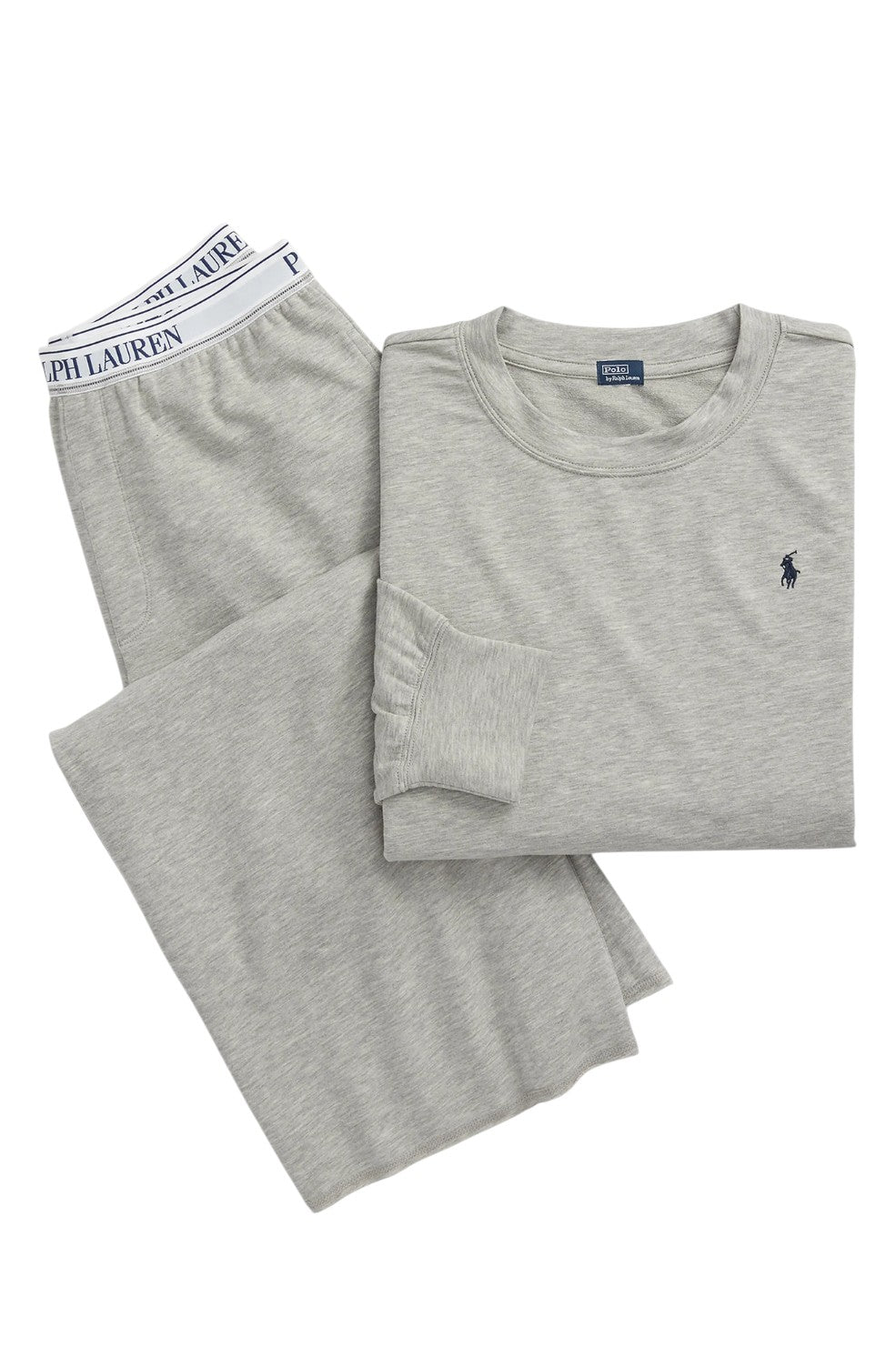 Sweatshirt & Wide Leg Set - Heather Grey