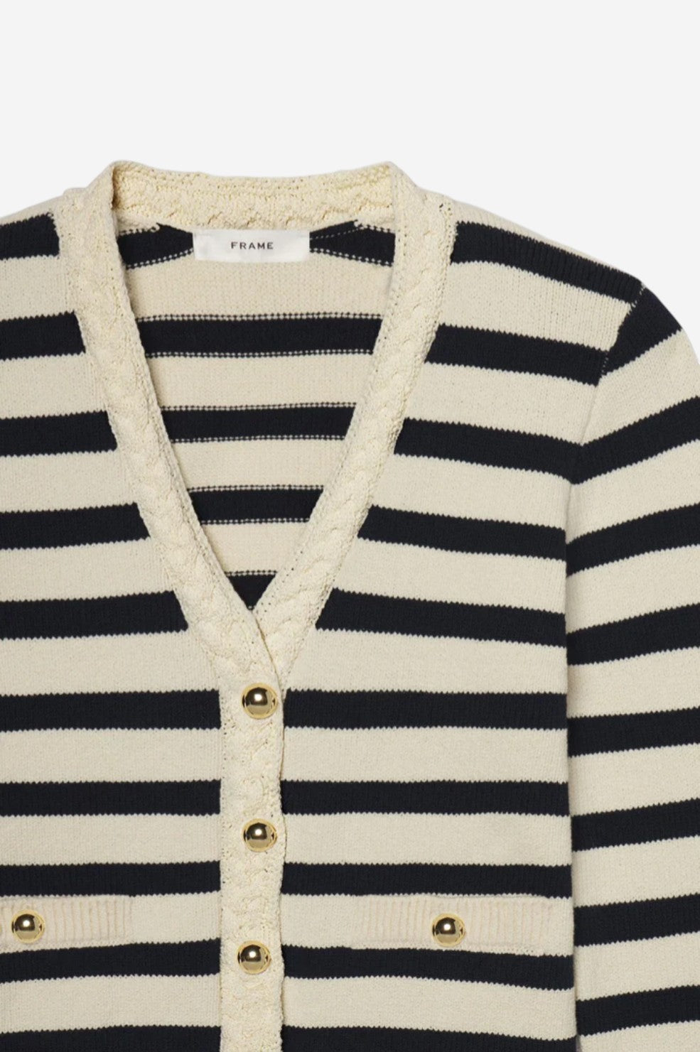 The Harbor Cardigan - Navy Multi - Shop Yu Fashion