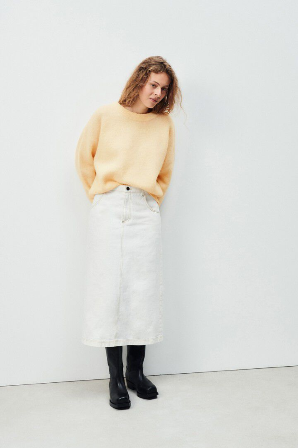 *PRE-ORDER* Vitow Jumper - Cheesecake - Shop Yu Fashion
