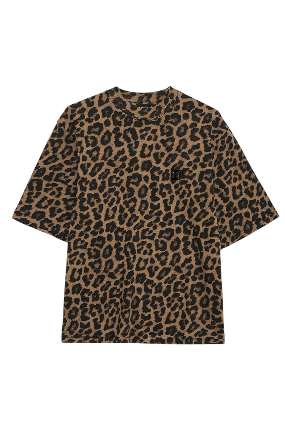 *PRE-ORDER* Avi Tee - Black And Brown Leopard